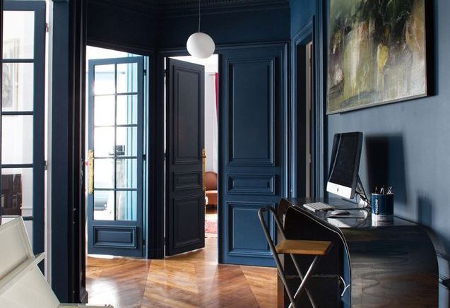 Décoration intérieur bleu