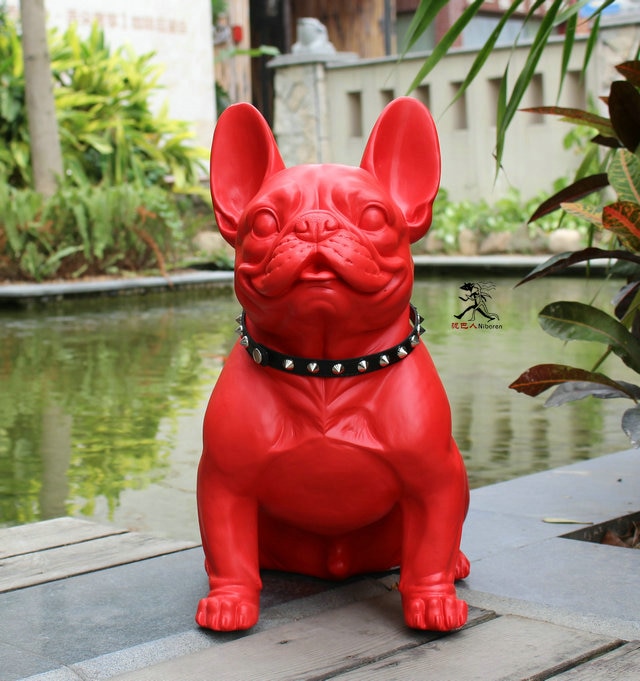 Décoration jardin chien