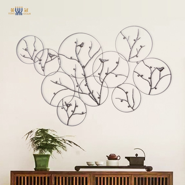 Décoration murale arbre et oiseaux