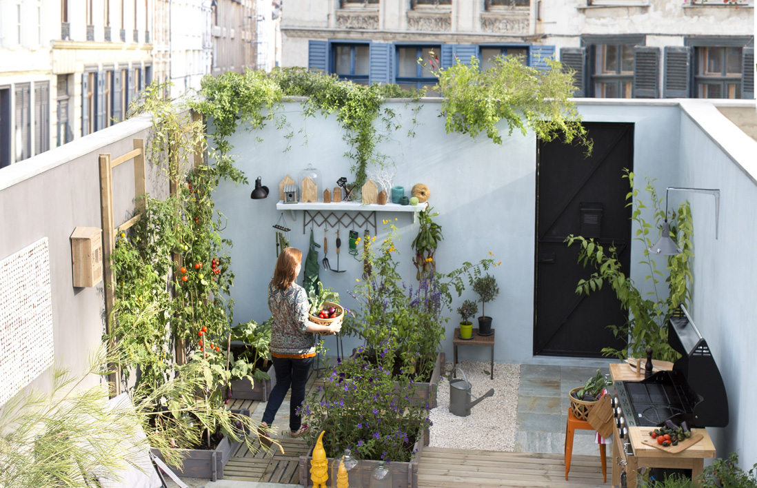 Décoration petit jardin extérieur