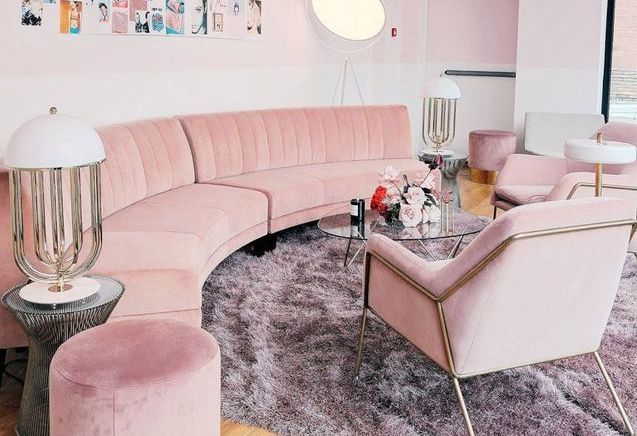 Décoration intérieur rose