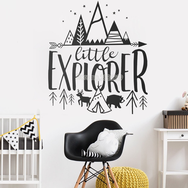 Décoration murale explorateur