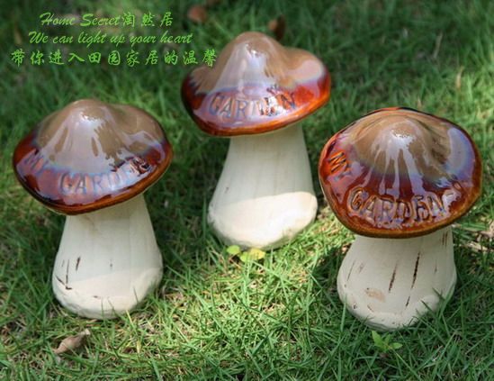 Décoration jardin champignon