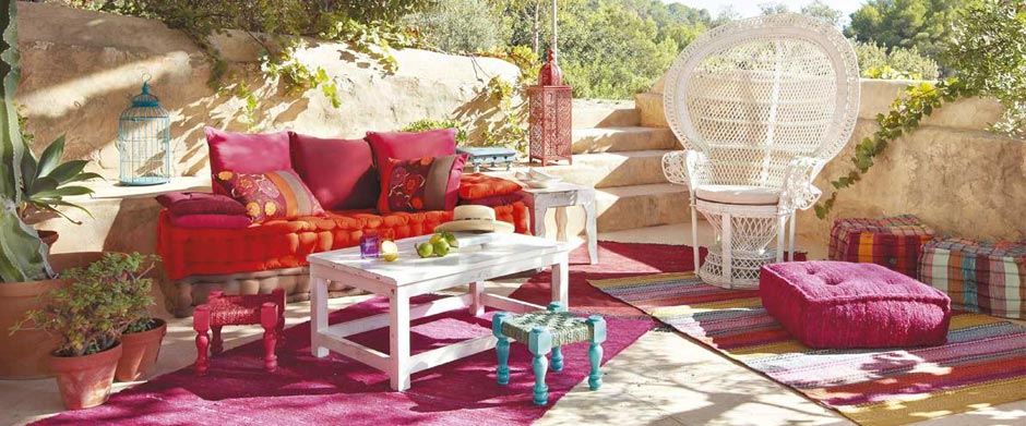 Décoration salon style gypsy