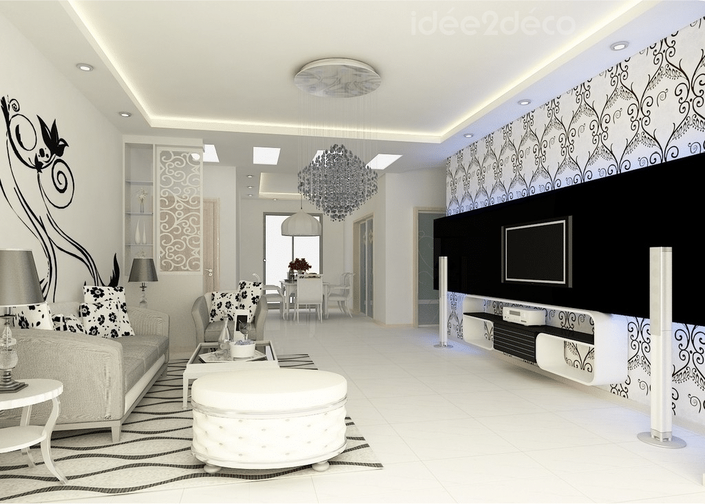 Decoration baroque salon