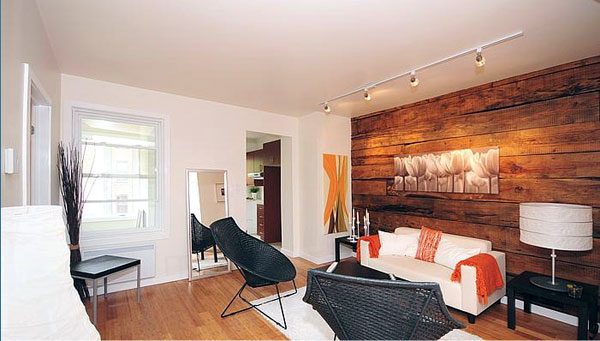 Decoration mur bois interieur