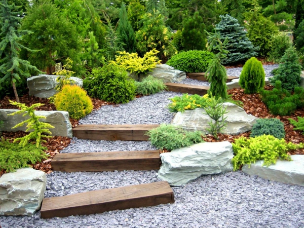 Décoration allée de jardin