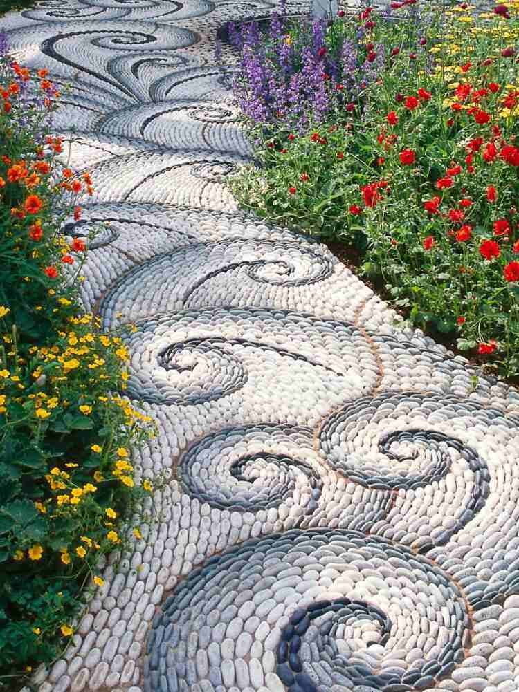 Galet pour décoration jardin