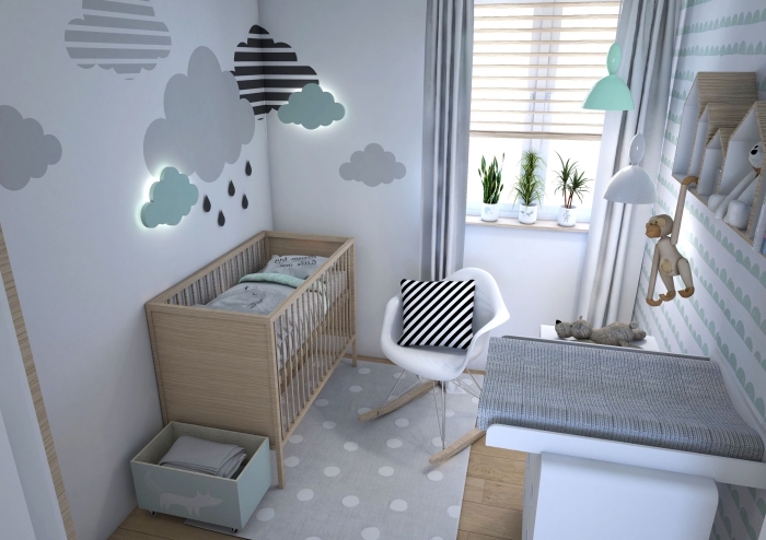 Decoration murale chambre bebe garcon