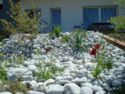 Pierre de decoration de jardin