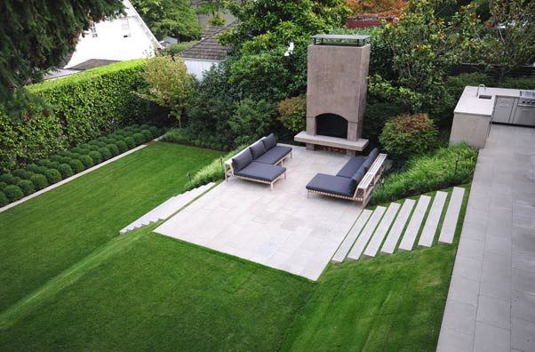 Décoration de jardin moderne