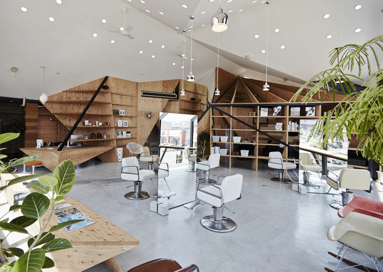 Decoration salon de coiffure design