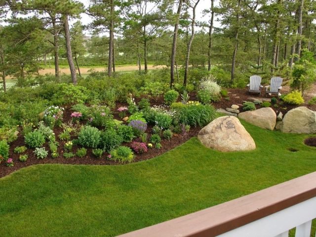 Rocher decoration jardin