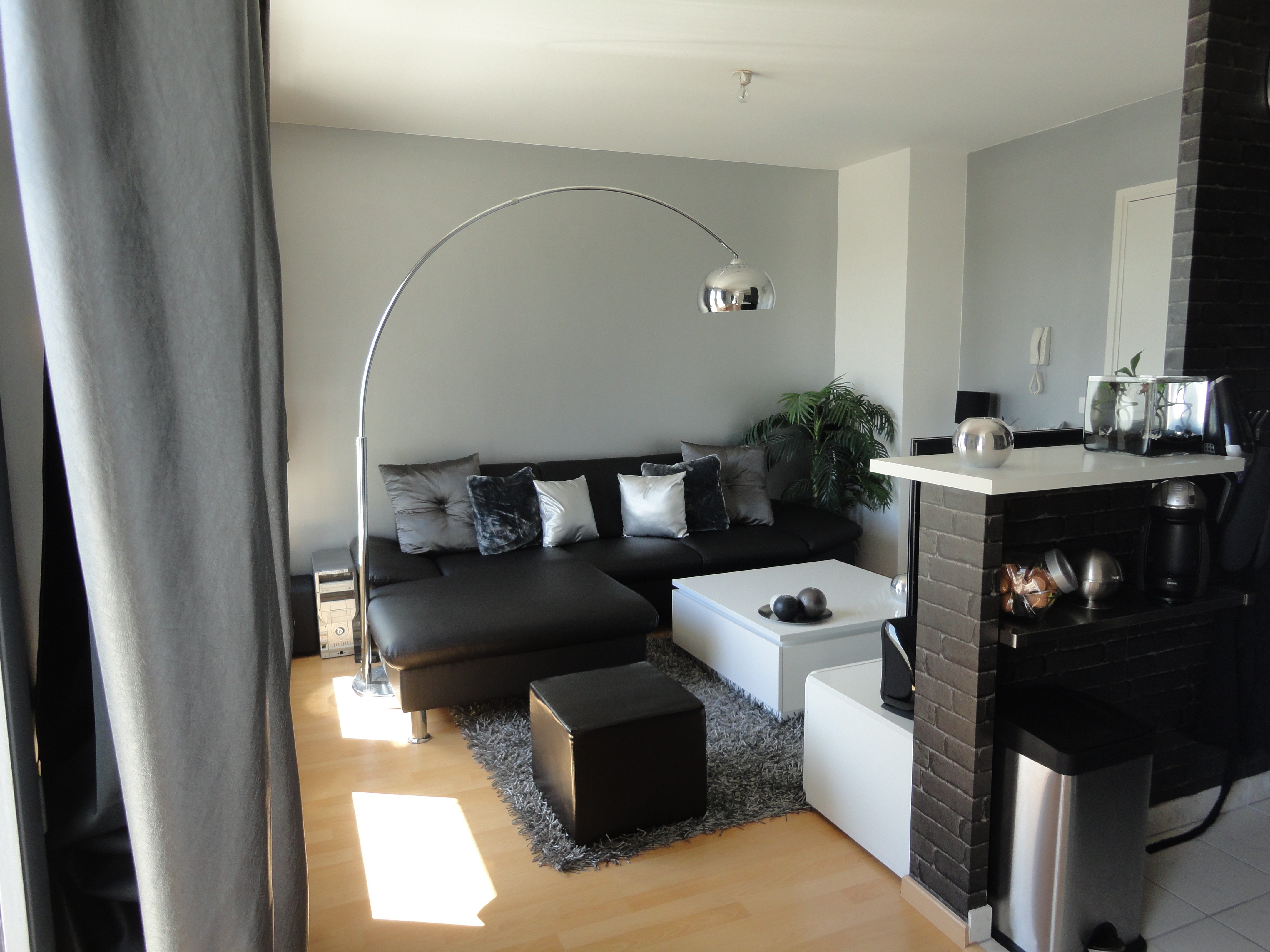 Decoration petit salon blanc