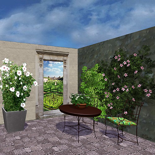 Decoration murale de jardin