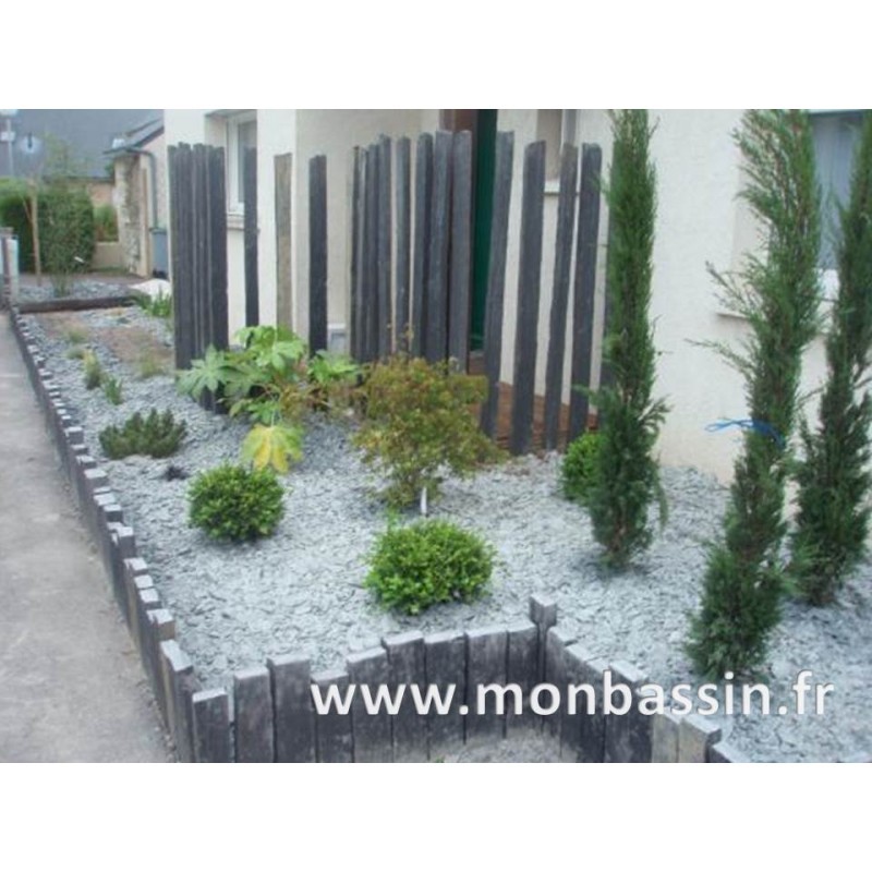 Décoration jardin en ardoise