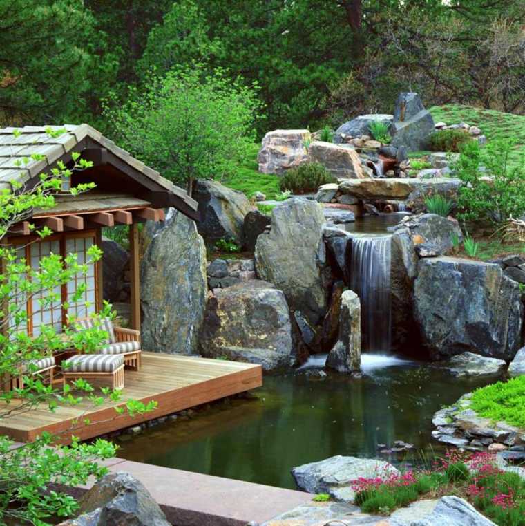 Decoration jardin avec bassin