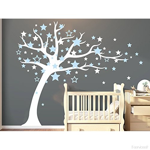 Décoration murale autocollante arbre