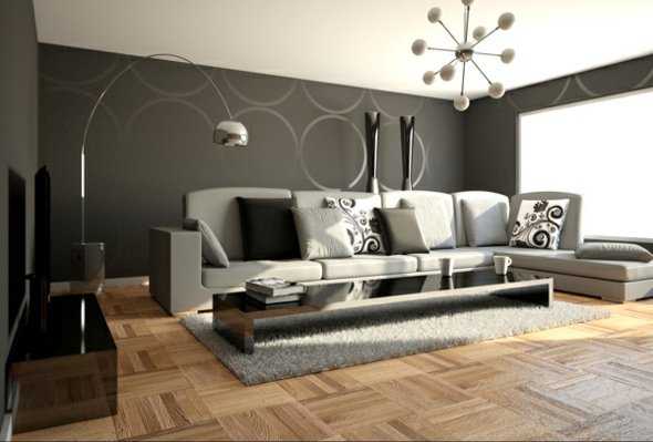 Decoration moderne de salon