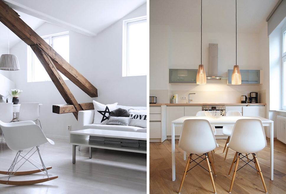 Décoration intérieur gris et bois