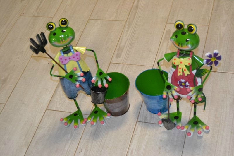 Décoration jardin grenouille