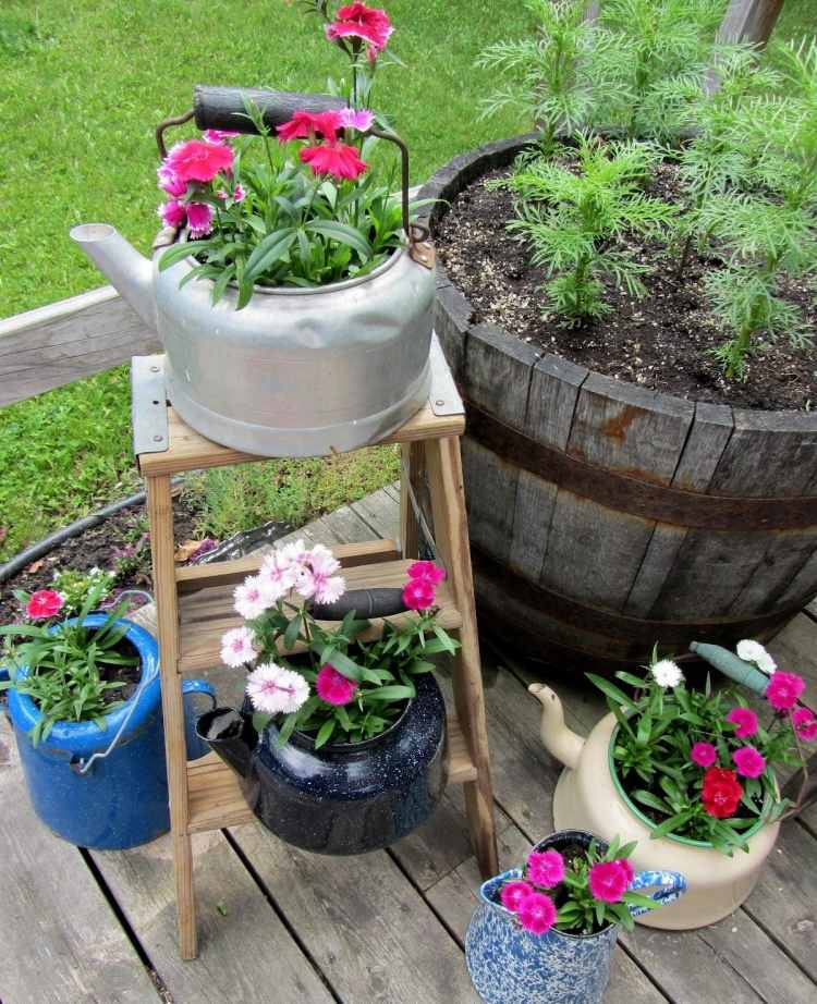 Decoration de jardin recuperation