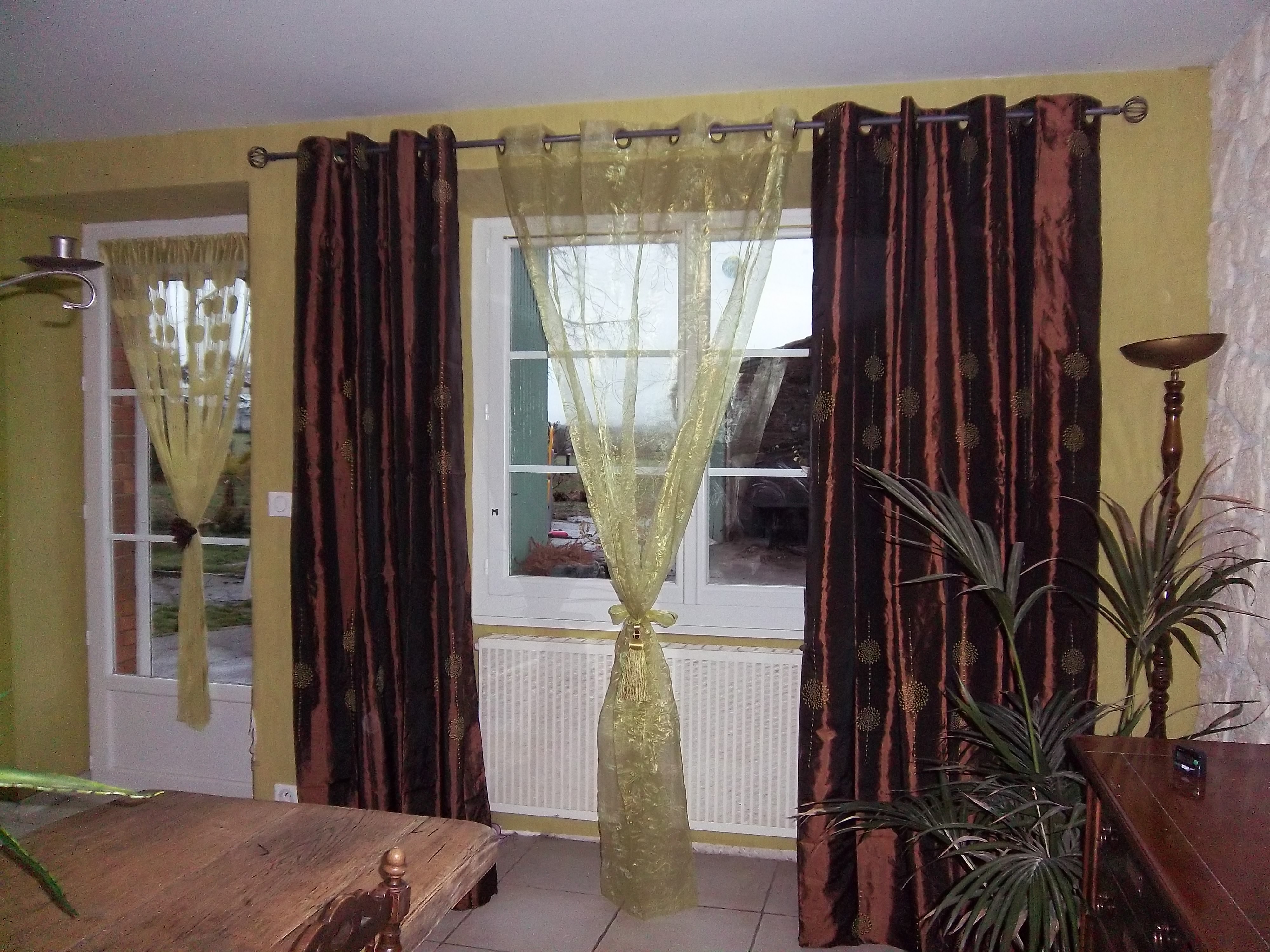Rideaux decoration salon
