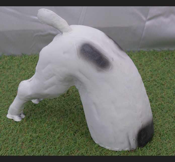 Décoration chien jardin
