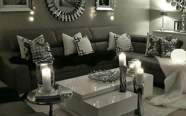 Decoration salon argent