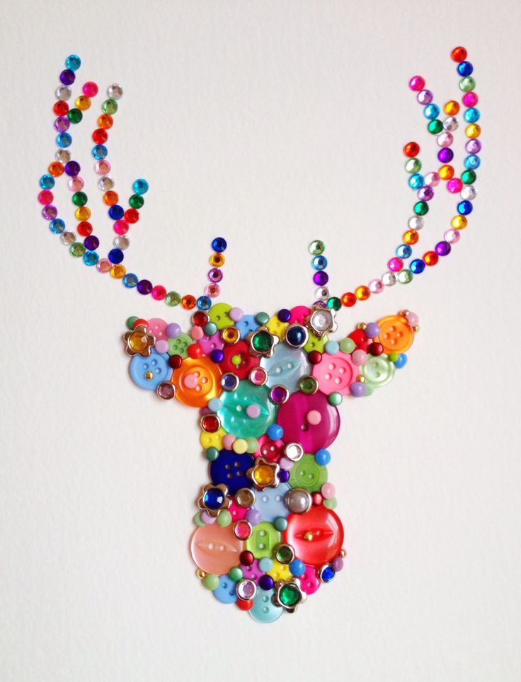 Decoration murale bouton