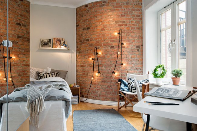 Mur brique decoration interieur