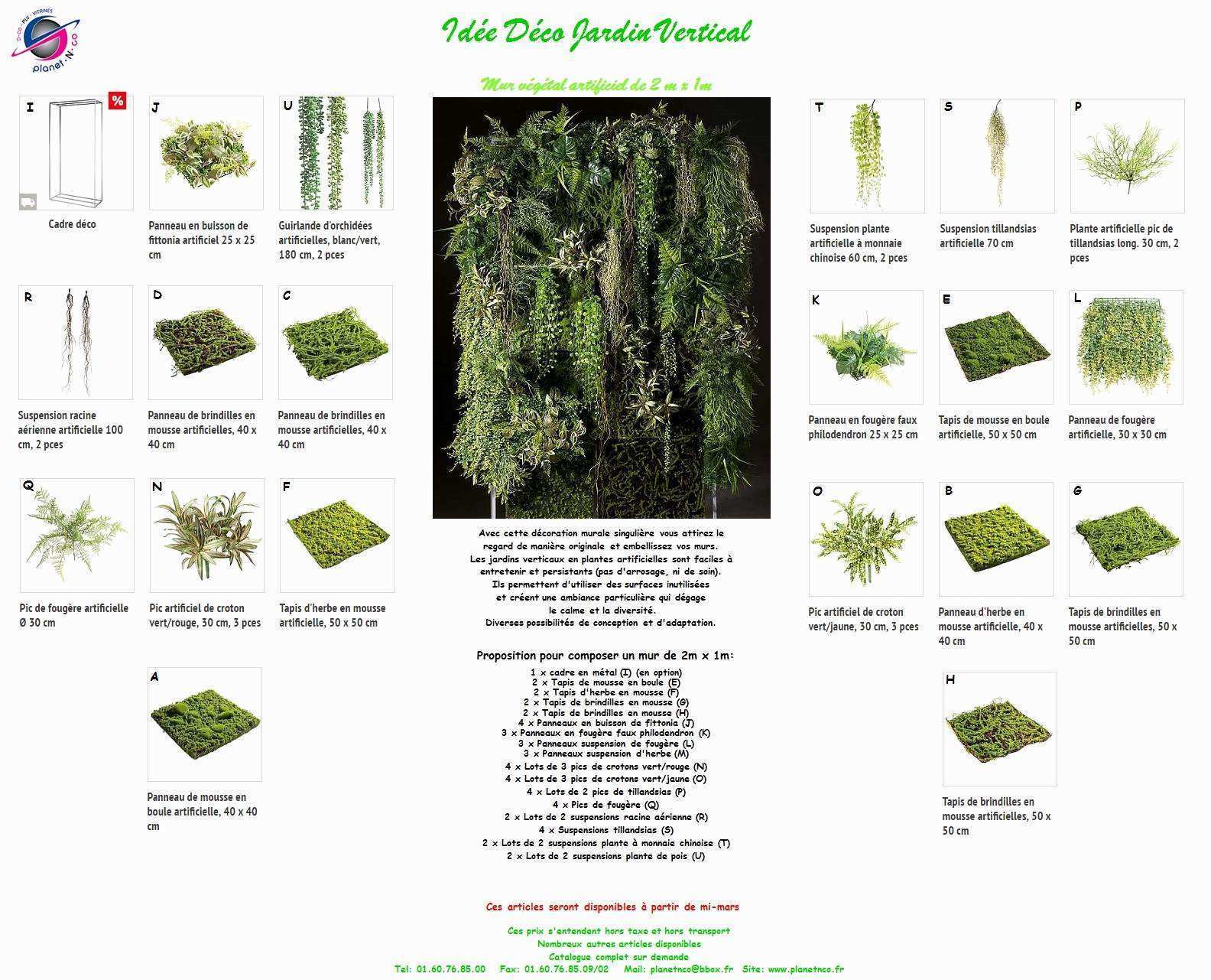 Catalogue decoration jardin