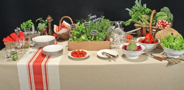 Décoration sur le thème du jardin