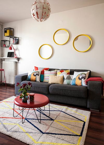 Coussin decoration salon