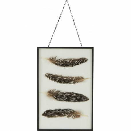 Decoration murale suspendu verre