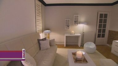 Decoration salon ecru