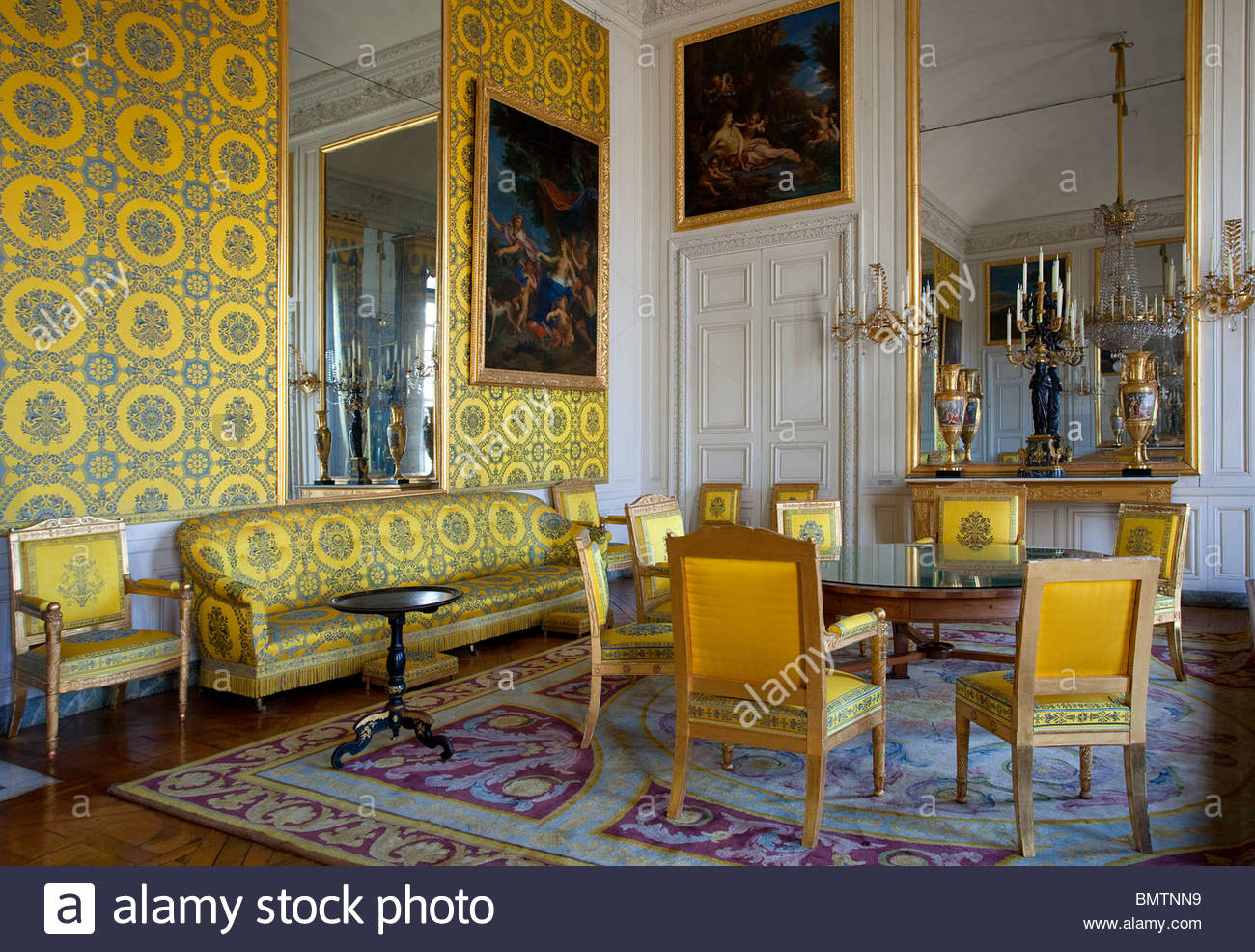 Décoration salon chateau