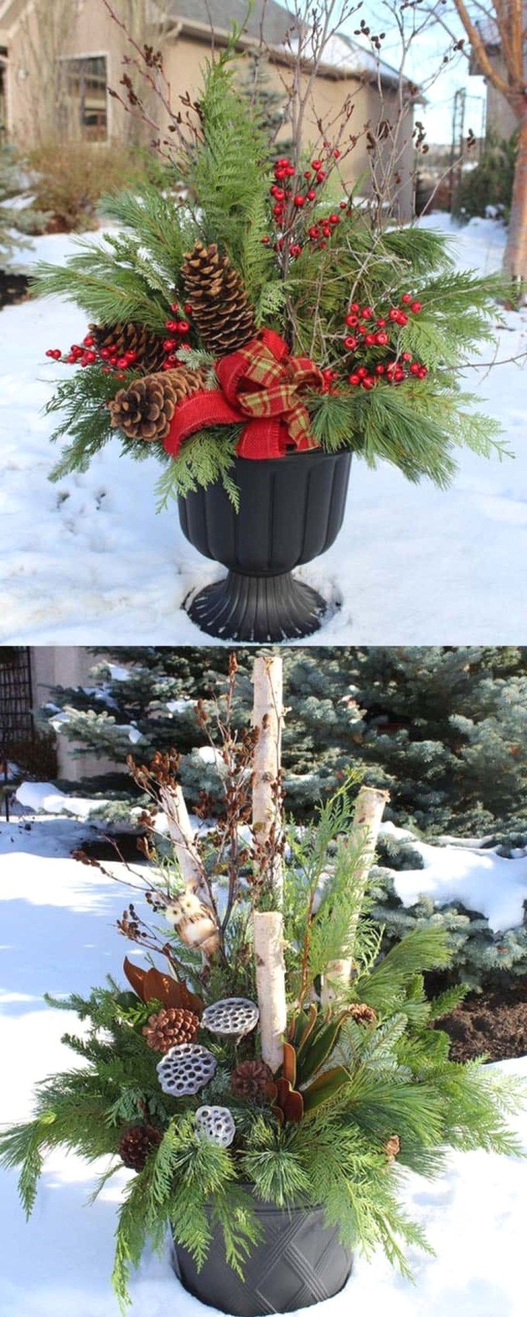 Décoration noel exterieur fait maison