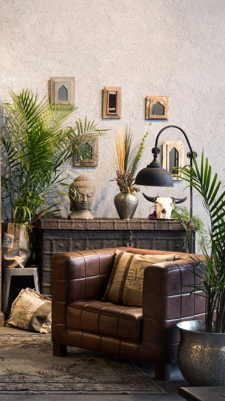 Décoration coloniale salon