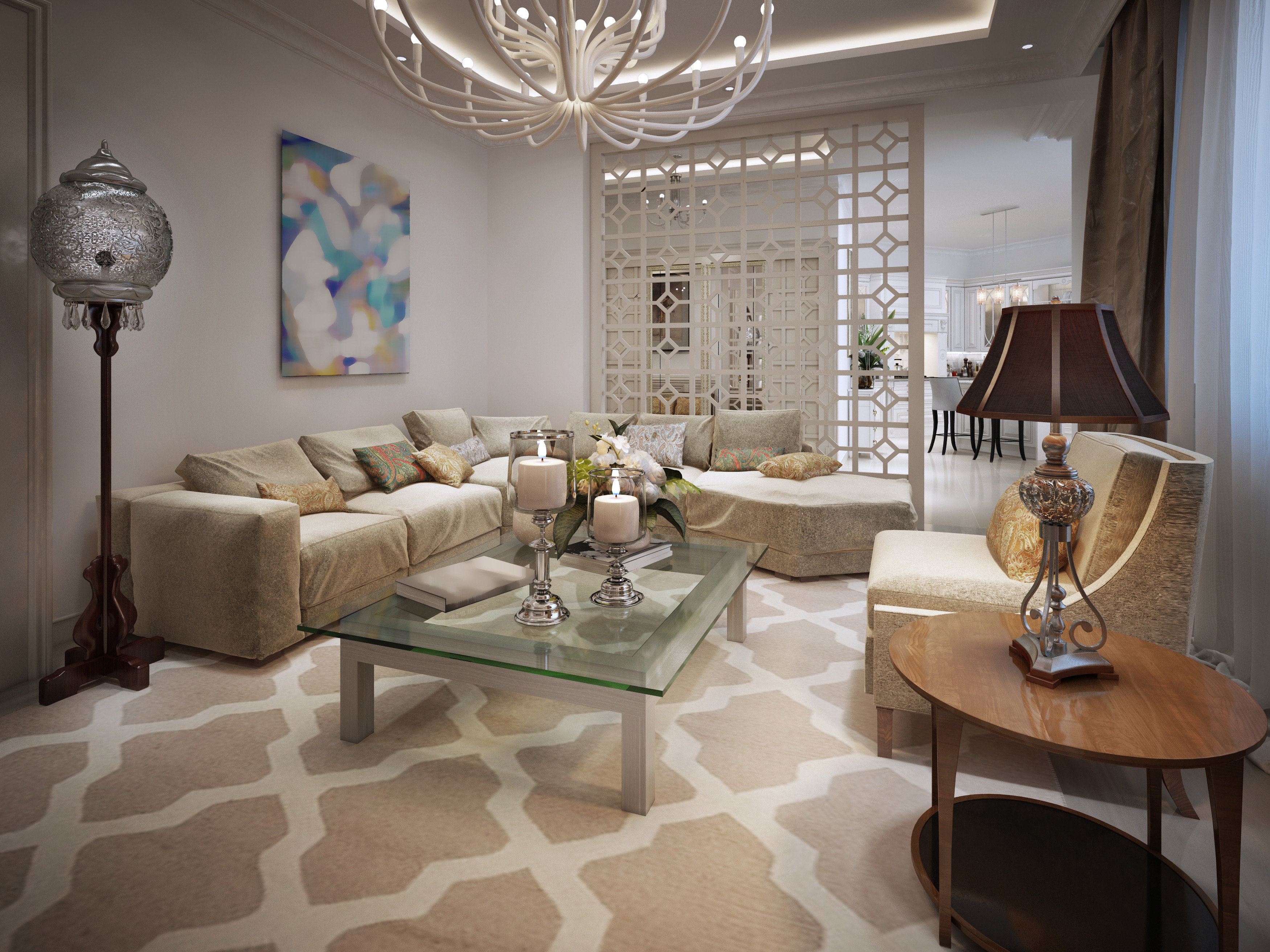 Decoration salon marocain