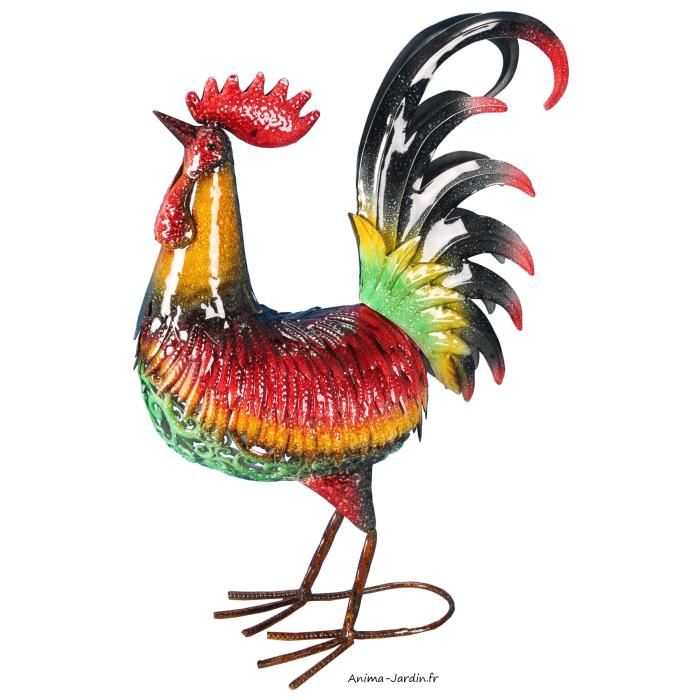 Coq décoration de jardin