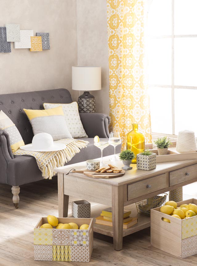 Decoration maison jaune