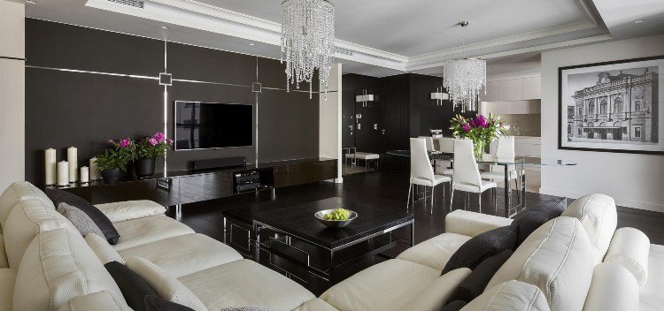 Décoration salon moderne appartement