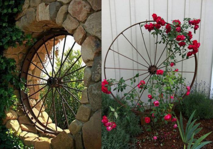Objets decoration jardin