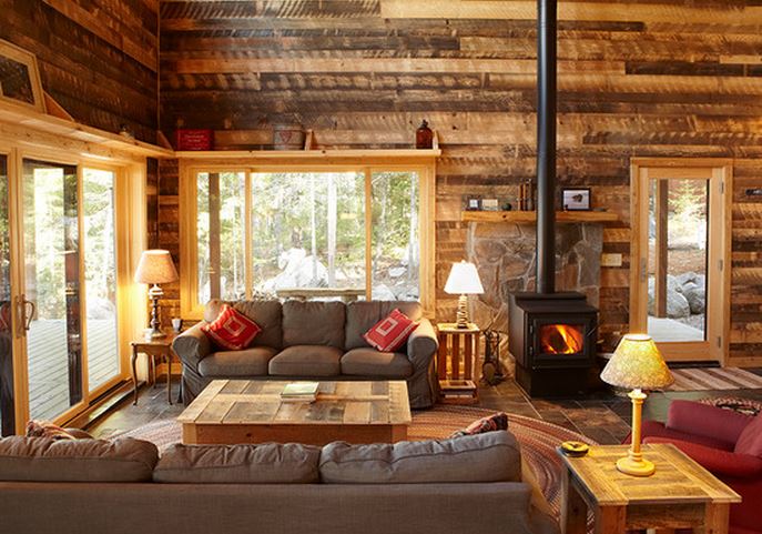 Decoration de maison interieur en bois