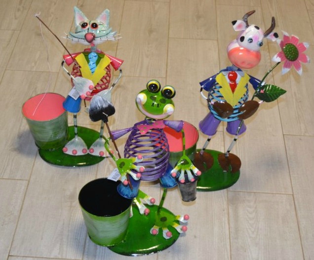 Decoration jardin animaux en fer