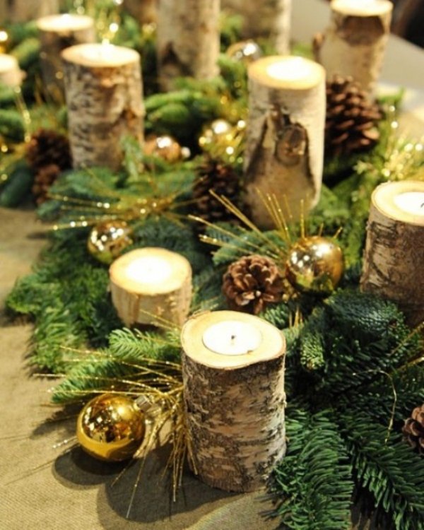 Decoration maison table noel