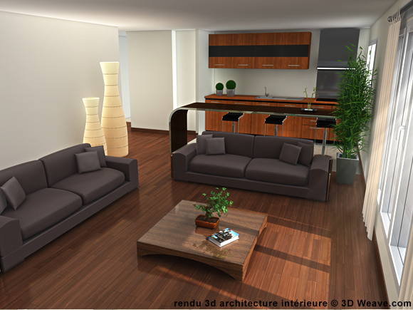 Décoration salon américain