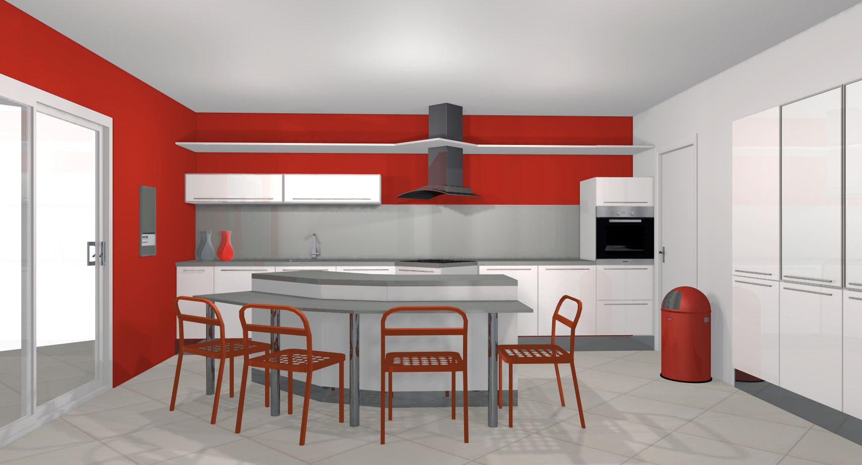 Decoration interieur cuisine americaine