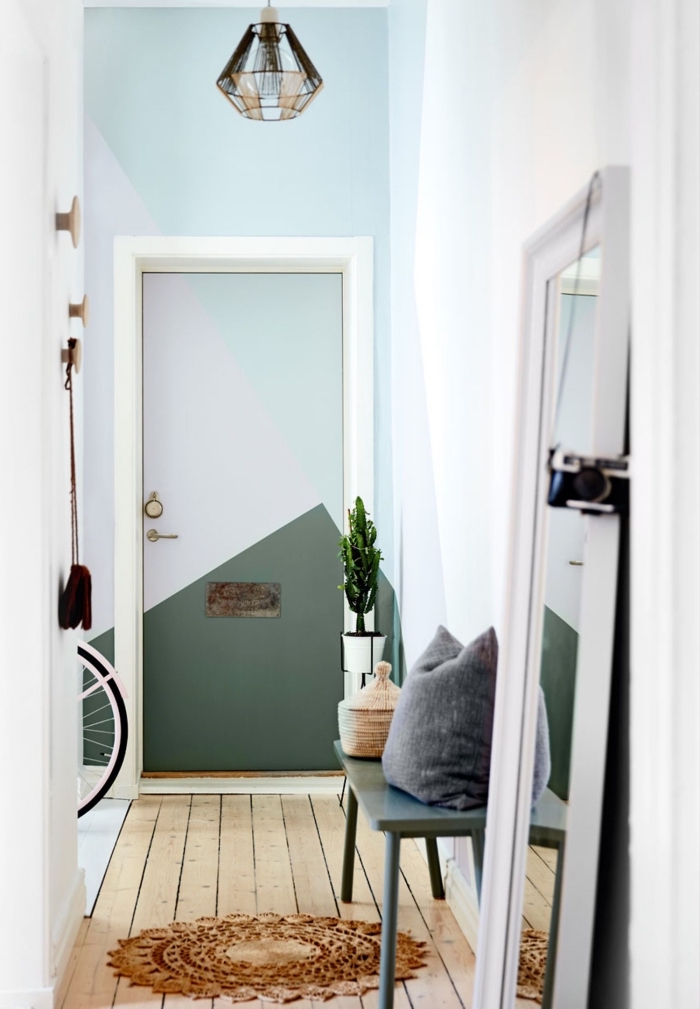 Decoration porte interieur peinture